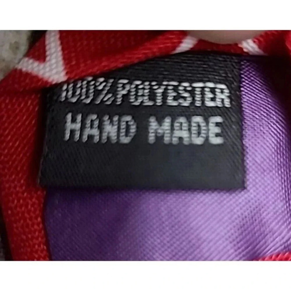 Opposuits Christmas Holiday Classic Pointed Neck Tie Red White 57" - Picture 6 of 6